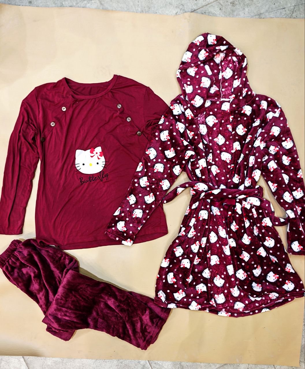 بيجامة رضاعة 3 قطع